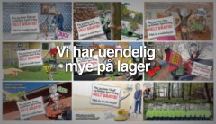 Vi har uendelig mye på lager