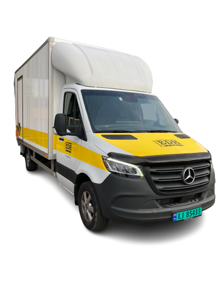 Skapbil med løftelem Mercedes-Benz Sprinter