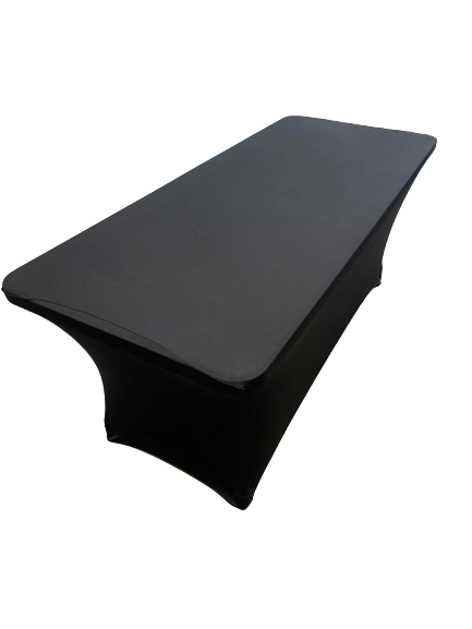 Stretchduk sort klappbord 180x75cm